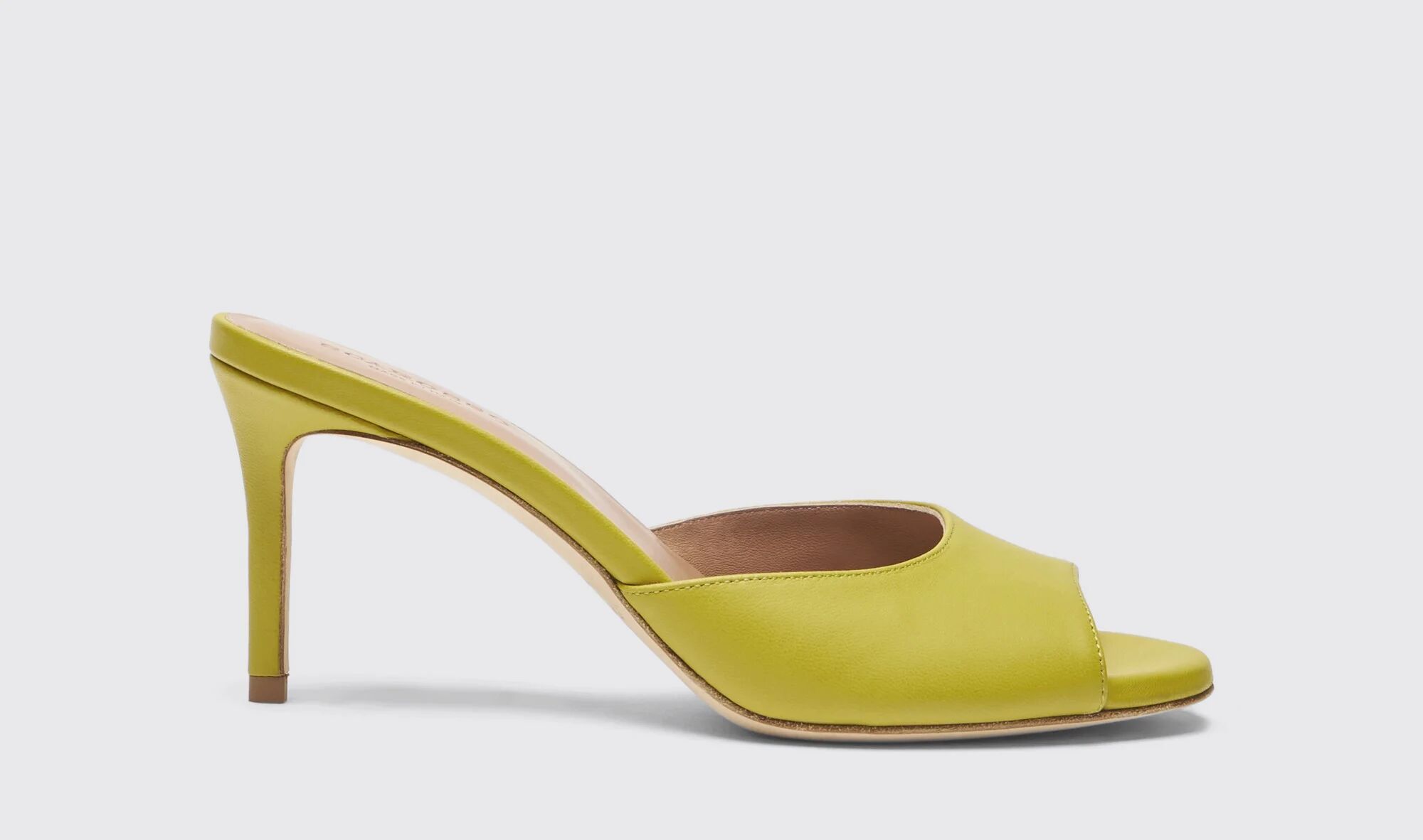 Scarosso Lohan Lime  - Donna Mules Lime - Calf 42
