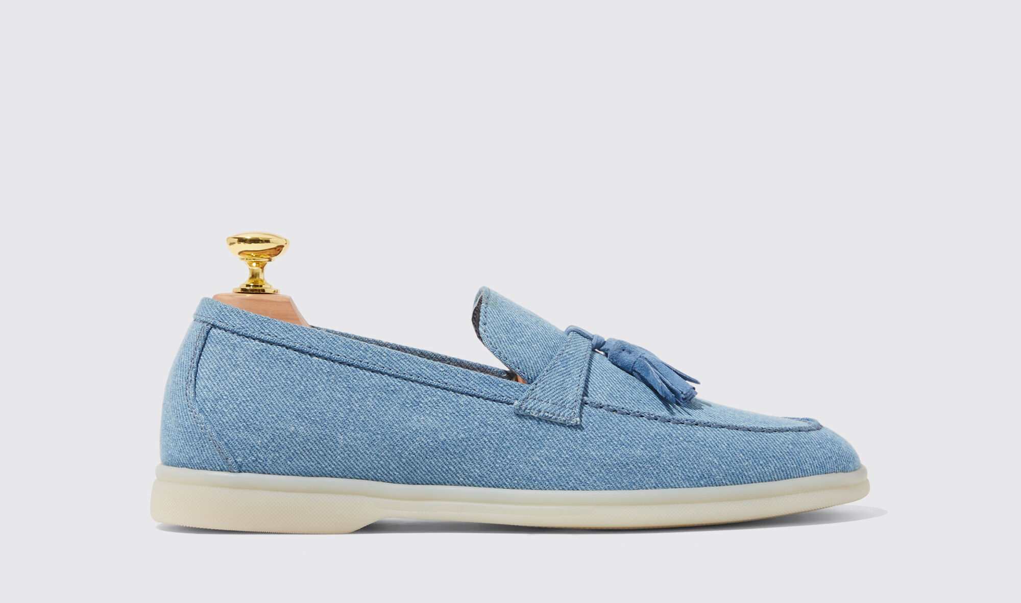 Scarosso Leandra Azzurra Denim - Donna Mocassini Light Blue - Denim 39,5