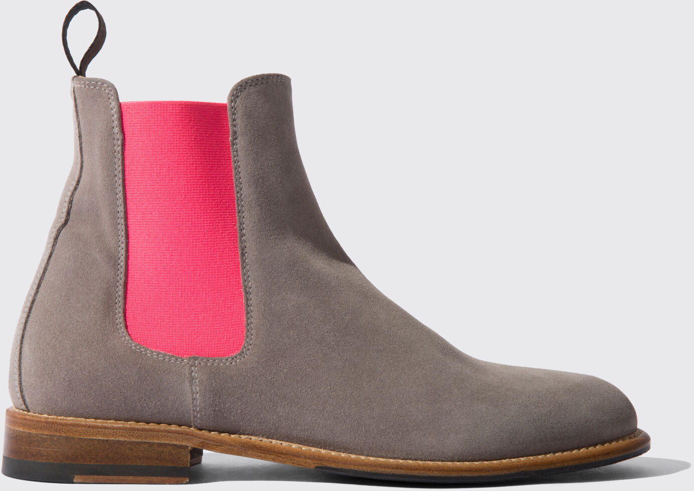 Scarosso Bruna - Donna Chelsea Boots Grigio - Camoscio 37,5