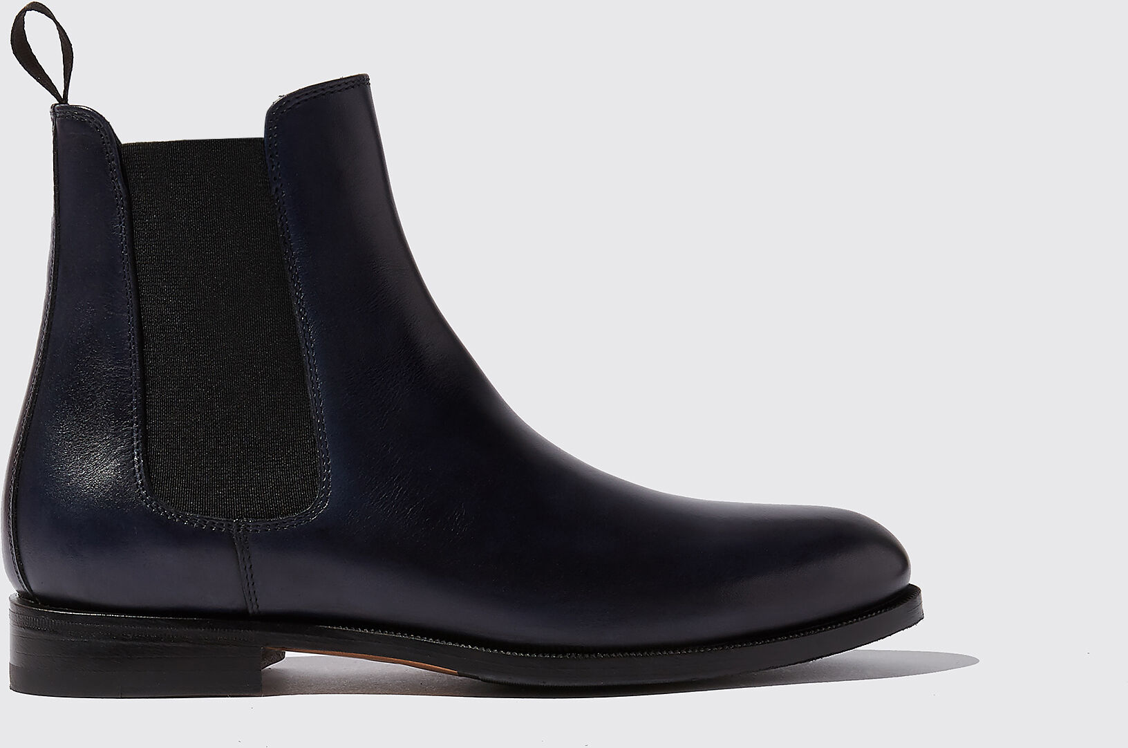 Scarosso Elena Blu - Donna Chelsea Boots Blu - Vitello 39,5