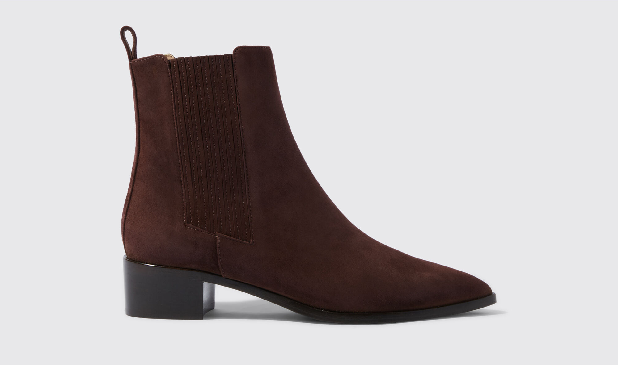 Scarosso Olivia Marrone Scamosciata - Donna Chelsea Boots Brown - Suede 38,5