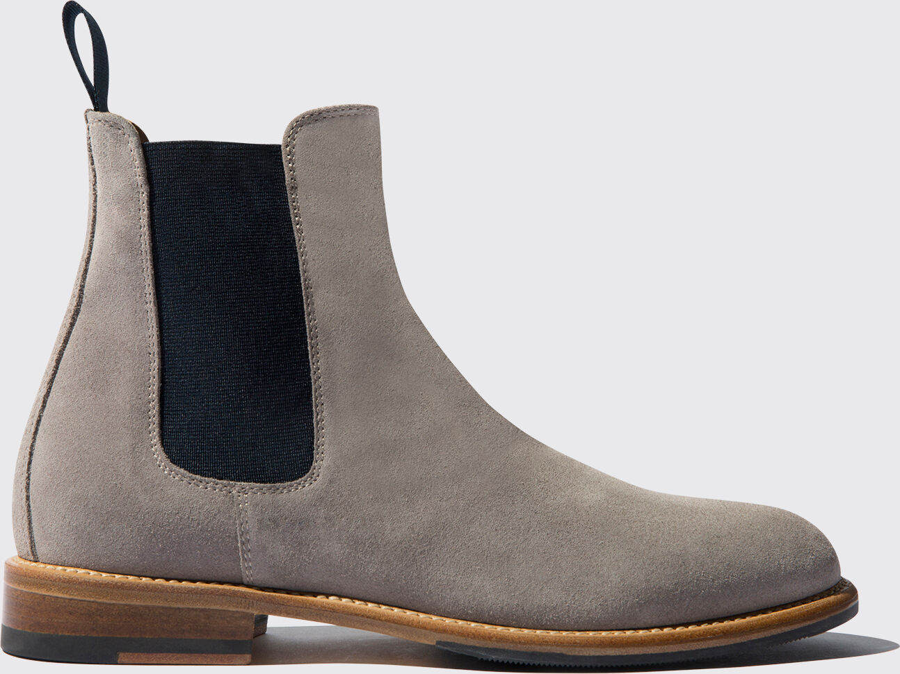 Scarosso Bruna Taupe - Donna Chelsea Boots Grigio Scuro - Camoscio 36