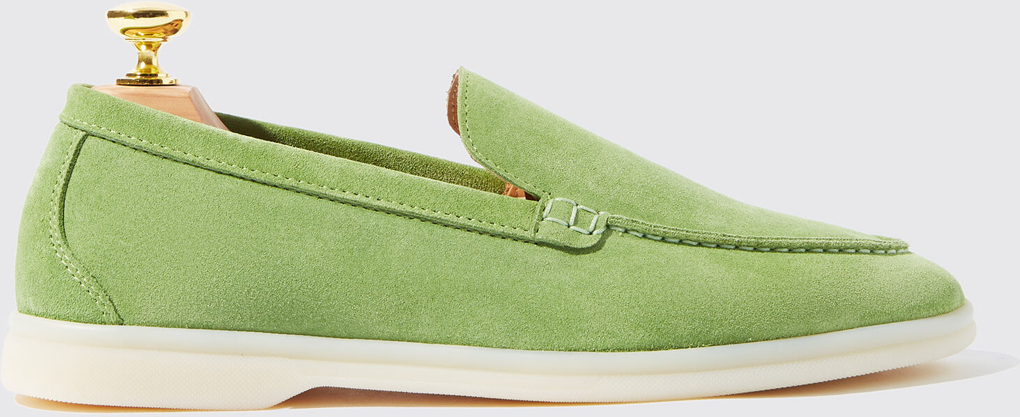 Scarosso Ludovica Verde Chiaro Scamosciata - Donna Mocassini Light Green - Suede 36