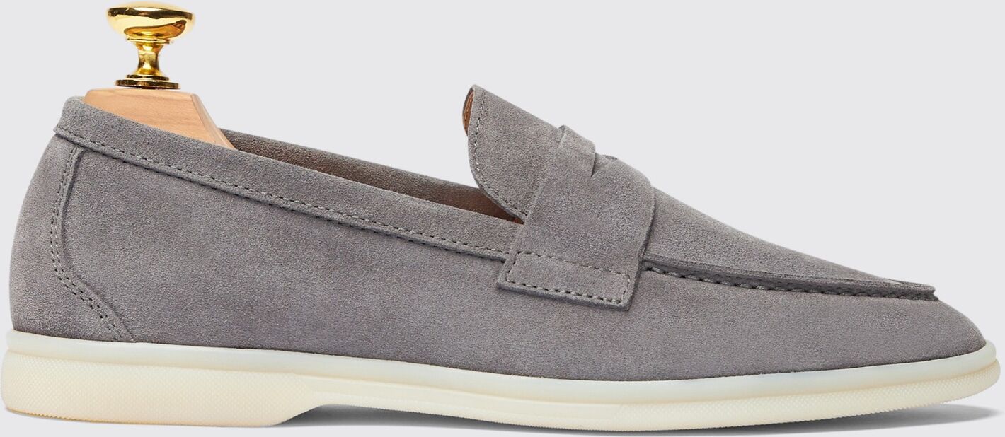 Scarosso Luciana Grey Suede  - Donna Mocassini Grey - Suede 39