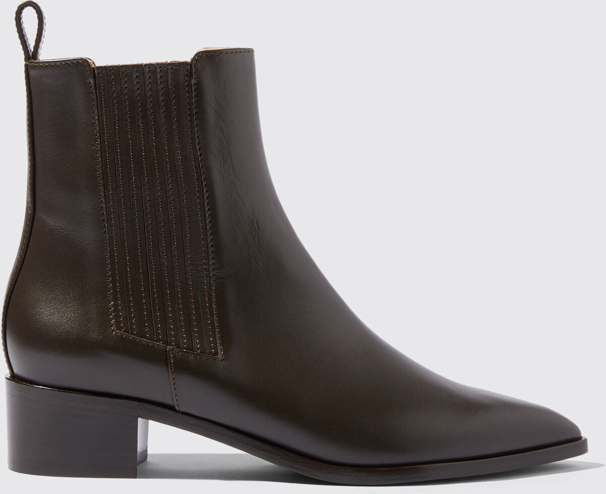 Scarosso Olivia Marrone - Donna Chelsea Boots Brown - Calf 37