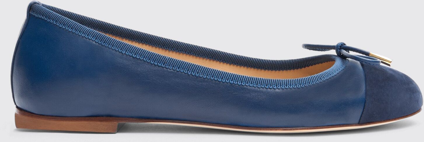 Scarosso Carla Blue  - Donna Ballerine Blue - Calf 39