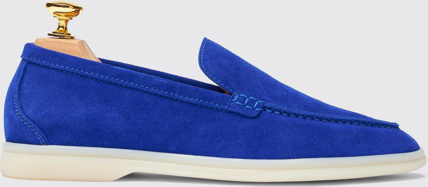 Scarosso Ludovica Electric Blue Suede  - Donna Mocassini Electric Blue - Suede 37