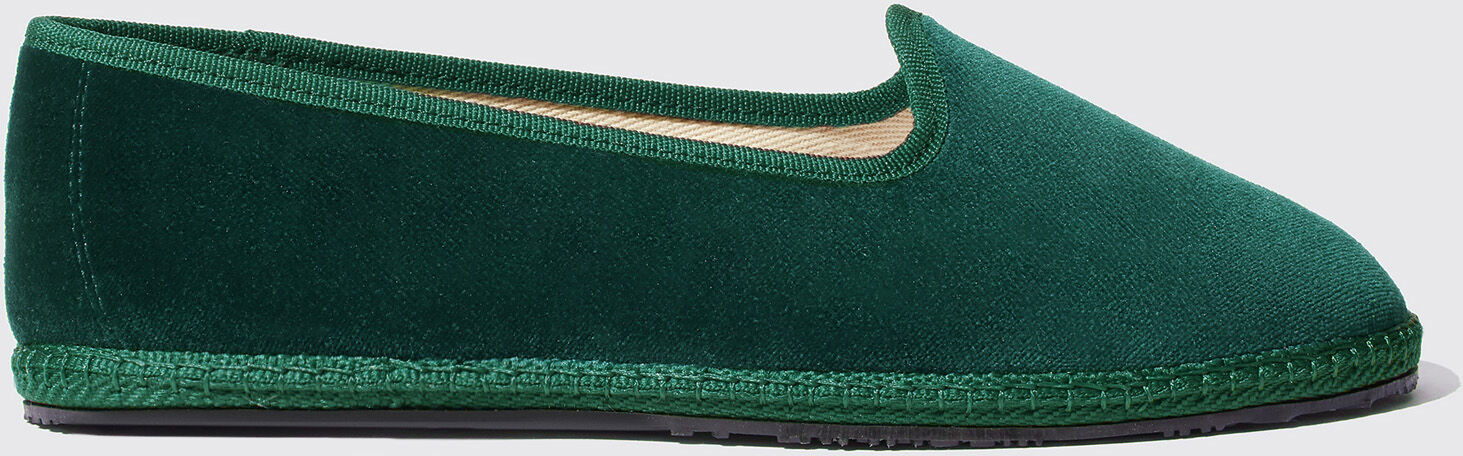 Scarosso Valentina Verde Velluto - Donna Slippers Verde - Velluto 41