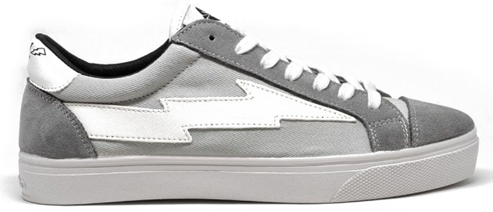 Sanyako Thunderbolt Classic Grigio Bianco Sneakers Donna EUR 38