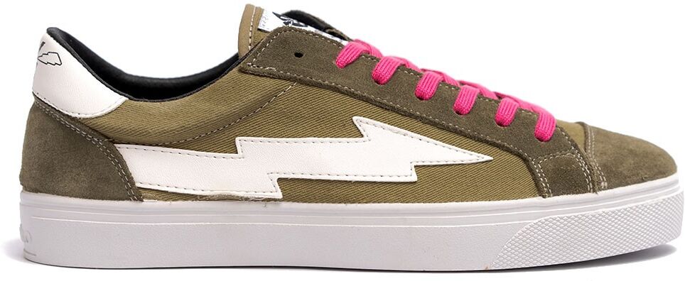 Sanyako Thunderbolt Classic Military Bianco Sneakers Donna EUR 40