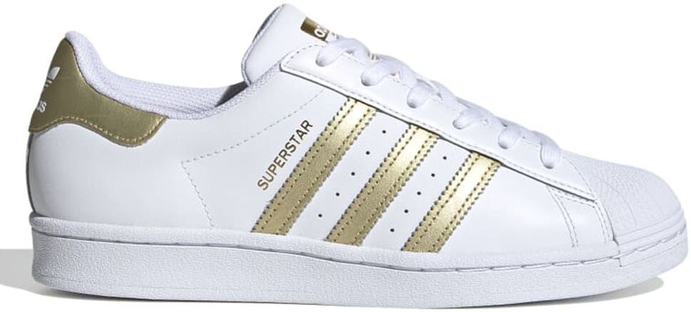 ADIDAS ORIGINALS Superstar Bianco Oro Sneakers Donna EUR 36 2/3 / UK 4