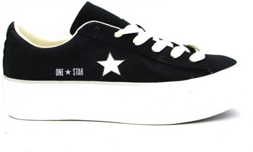 Converse Sneakers Canvas Ox Platform Nero Donna EUR 39.5 / US 8.5