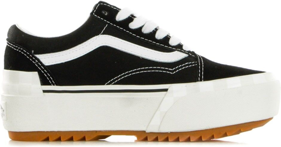 Vans Sneakers Old Skool Stacked Nero Bianco Donna EUR 36