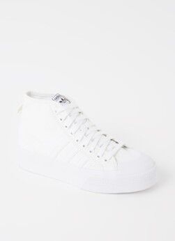 adidas Nizza platform sneaker van canvas - Wit