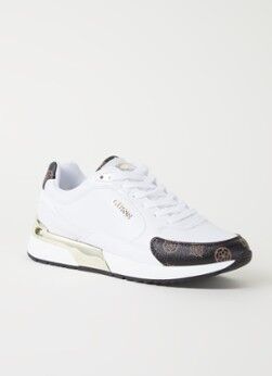 GUESS Moxea sneaker met logoprint - Wit