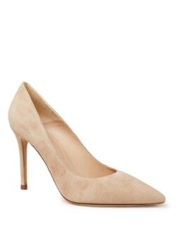 L.K.Bennett Fern pump van suède - Beige