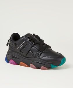 Kurt Geiger Lettie sneaker van leer - Zwart