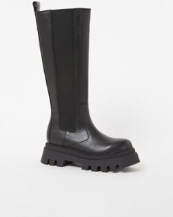 ALOHAS Go Getter chelsea boot van leer - Zwart