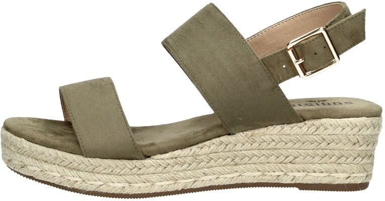 Visions - Dames Sandalen  - Khaki - Size: 37 - female