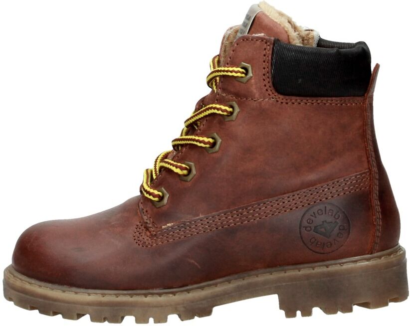 Develab - Jongens Veterschoenen  - Cognac - Size: 30 - boys