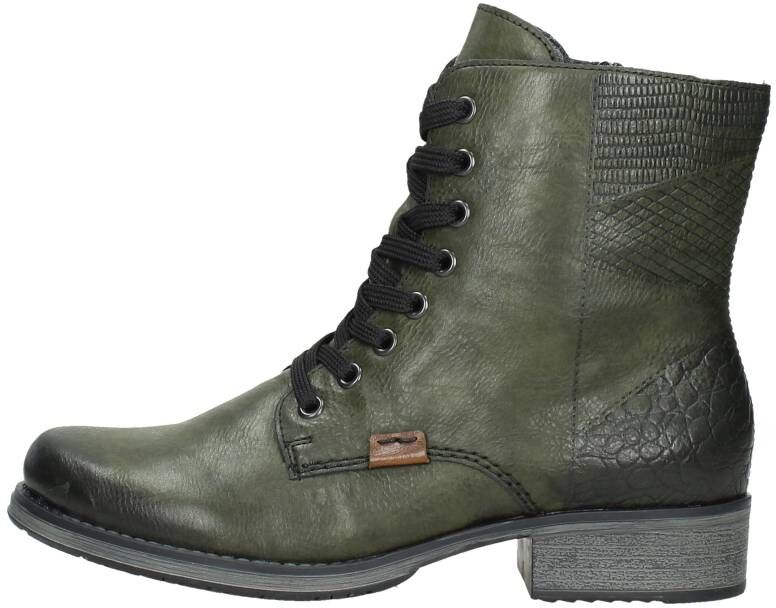 Rieker - Dames Veterschoenen  - Groen - Size: 37 - female