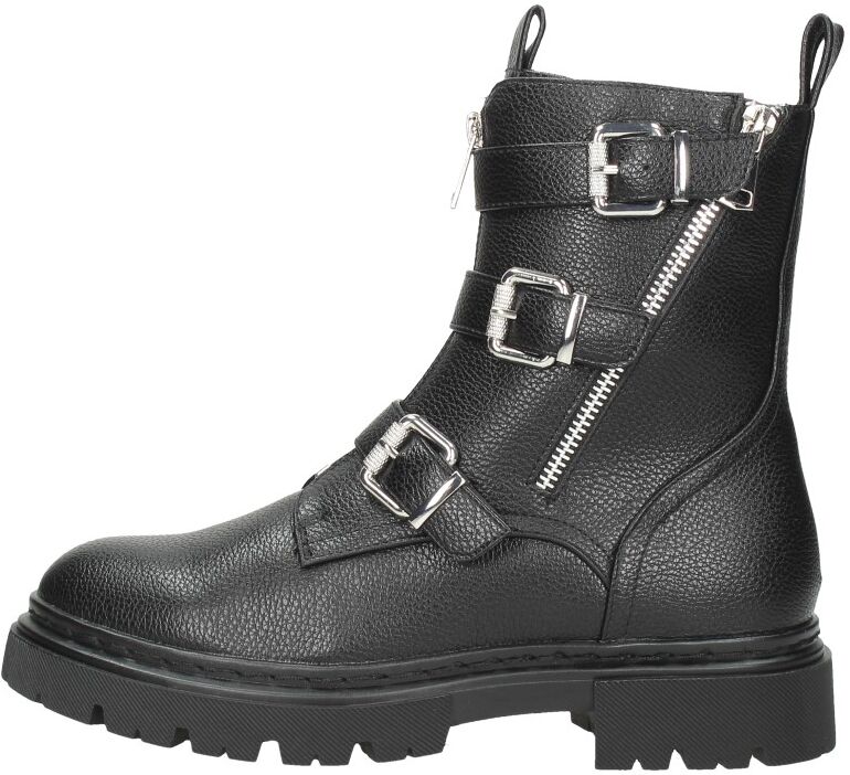 Sub55 - Biker Boots  - Zwart - Size: 39 - female