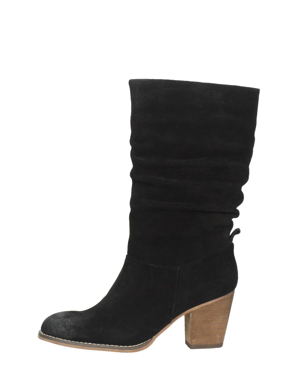 Sub55 - Dames Kuitlaarzen  - Zwart - Size: 41 - female