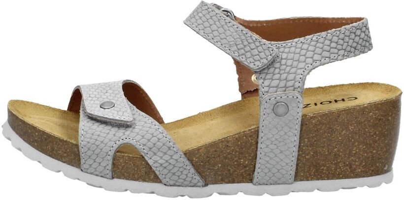 Choizz - Dames Sandalen  - Grijs - Size: 39 - female