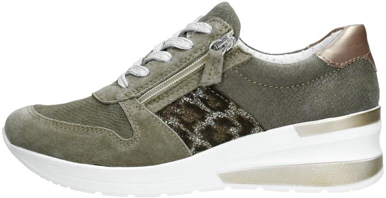 Choizz - Dames Sneakers  - Khaki - Size: 36 - female