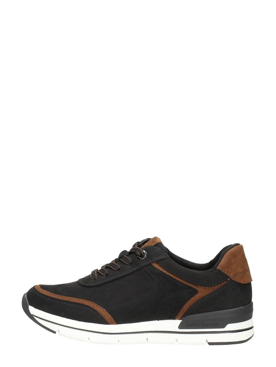 Marco Tozzi - Sneakers Laag  - Zwart - Size: 40 - female