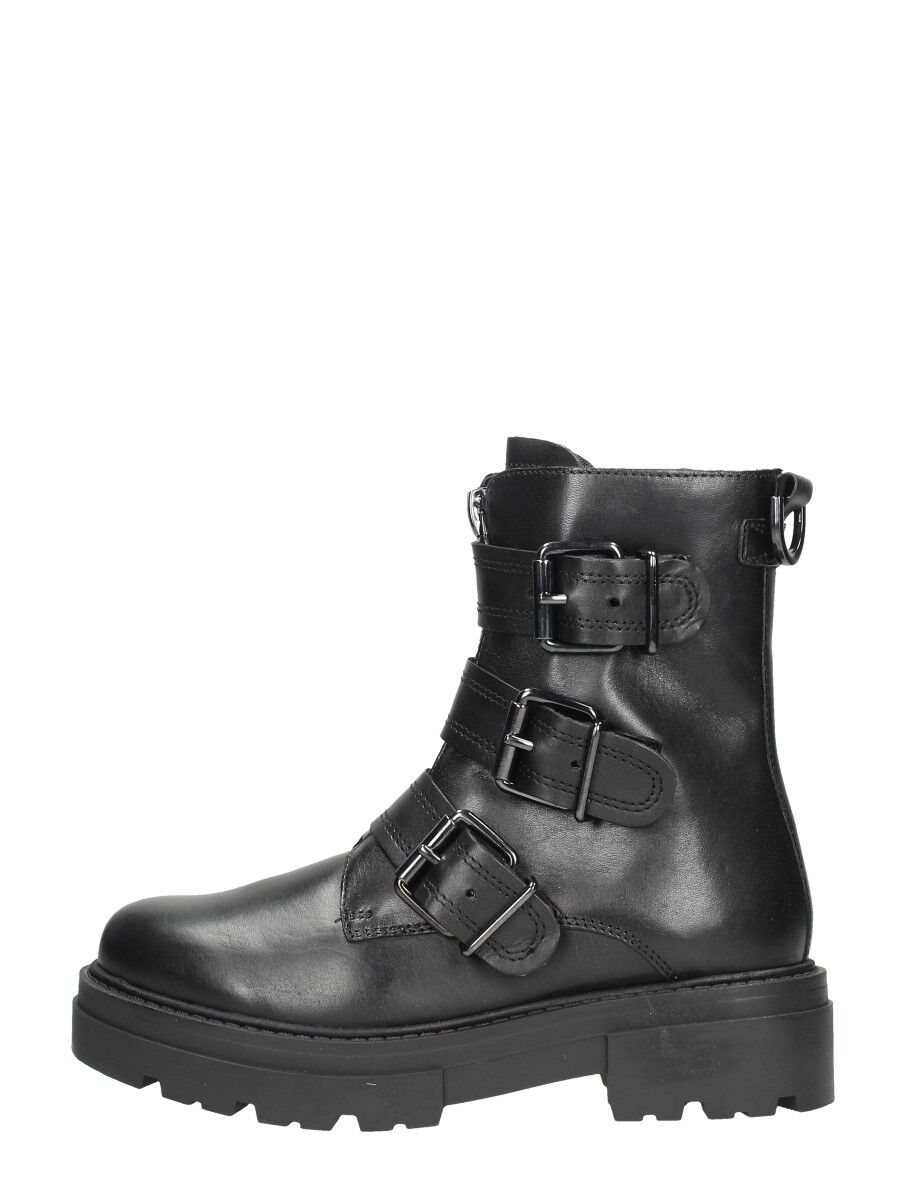 Sub55 - Biker Boots  - Zwart - Size: 40 - female