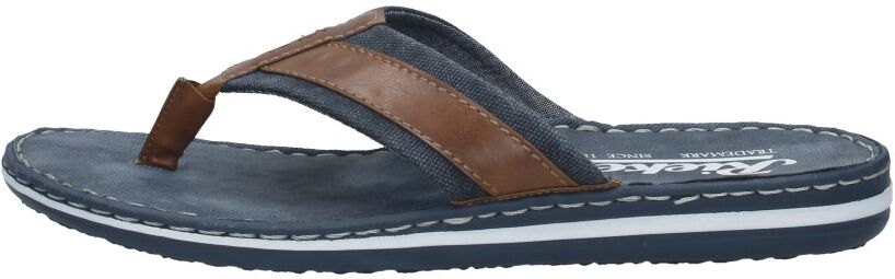 Rieker - Heren Slippers  - Blauw - Size: 43 - male