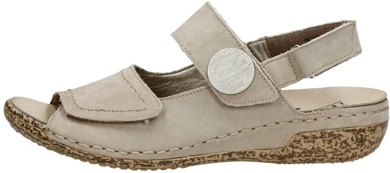 Rieker - Dames Sandalen  - Taupe - Size: 38 - female