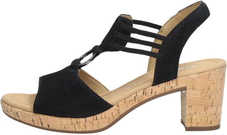 Gabor - Dames Sandalen  - Zwart - Size: 38.5 - female