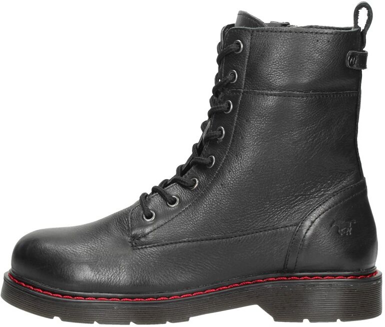 Mustang - Veterschoenen Hoog  - Zwart - Size: 44 - female