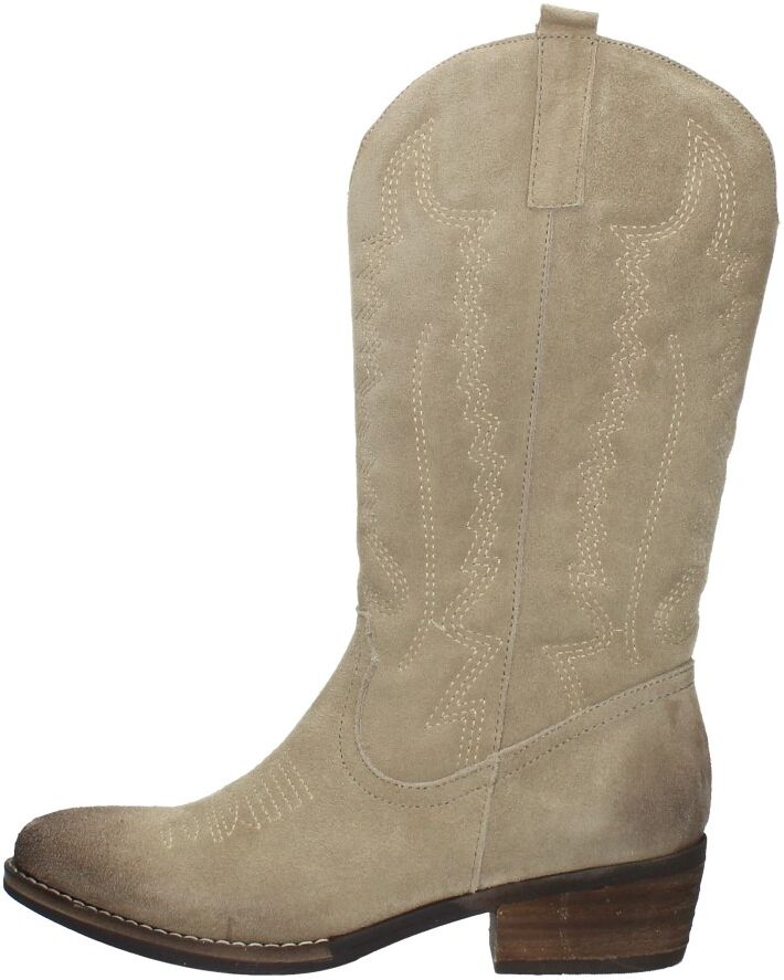 Sub55 - Western Laarzen  - Beige - Size: 36 - female