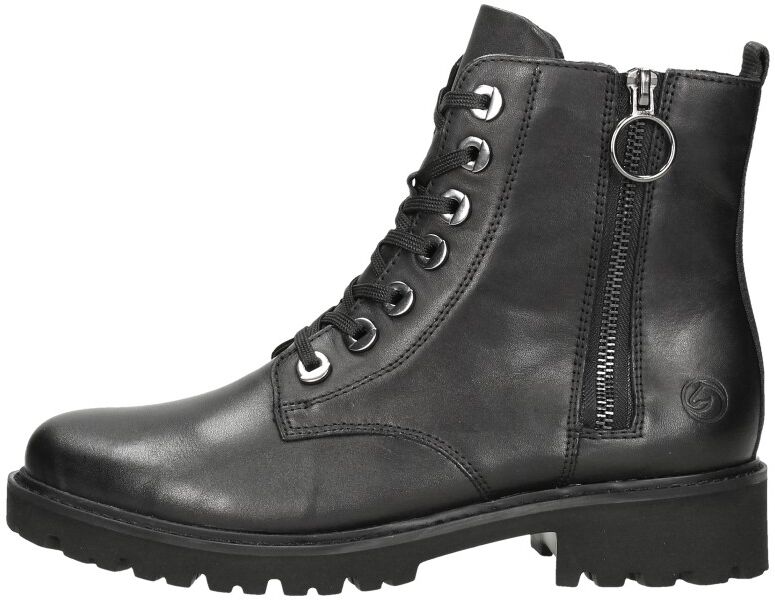 Remonte - Veterschoenen Hoog  - Zwart - Size: 44 - female