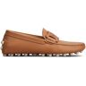 Tod's Gommino loafers met kettingpatroon - Bruin