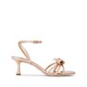 Badgley Mischka Loyalty 60mm leren sandalen - Goud