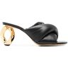 JW Anderson Chain slip-on sandalen 80 mm - Zwart