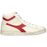 Diadora Diadora hoge leren sneakers off white/rood 37 Dames