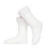 Sunnyfree Foozie sokken voor dames, Foozie kerstsokken, winter warme pantoffels, antislip Foozie sokken, Wit, one size