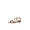 ESPRIT Sandalen in lederlook, beige, 37 EU