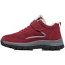 Cliont Heren Winter Snowboots Dames Snowboots Heren Winter Schoenen Slip On Snowboots Outdoor Warm Enkellaarzen, Rood, 39 EU