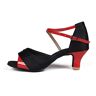 CCAFRET Hoge hakken Women's Latin Dance Shoes, Tango Samba Shoes And Samba Sandals (Color : K?rm?z?, Size : 44 EU)