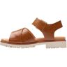 Clarks Dames Orinoco Cross Sandaal, Tan Interest, 5 UK, Bruine interesse, 38 EU