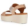 Geox Dames D XAND 2.2S A Wedge Sandaal, DK Skin/Champagne, 38 EU, Dk Skin Champagne, 38 EU