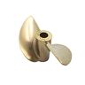 Uminino 2-blade propeller FIT for RC Jet Boat Propeller 36/37/38/40/42 / 45mm 2-Blade Propeller Intern Dia 4mm 4.76mm Koper Left Right Propellers (Size : 45x4.76mm CCW)