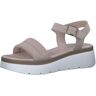 MARCO TOZZI Dames 2-2-28780-20 leren sandaal met sleehak sleehak, roos, 39 EU, roze, 39 EU