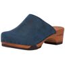 Woody Katharina houten schoen voor dames, blauw, 42 EU, blauw, 42 EU